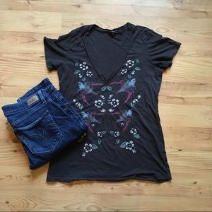 Vintage Urban Outfitters v-neck tee