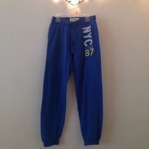 Aeropostale Blue jogger cut sweats