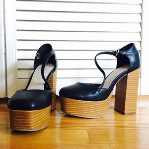 ASOS Platform Heel with Wooden Wedge