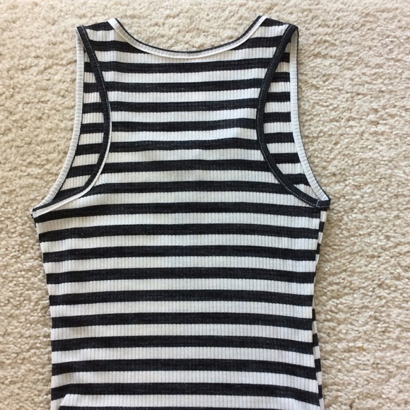 1 Large LeftStriped Bodycon Tank Dress - Picture 8 of 8