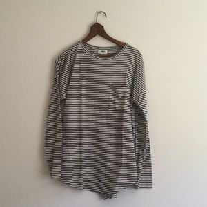 Old Navy Striped Slouchy Tee