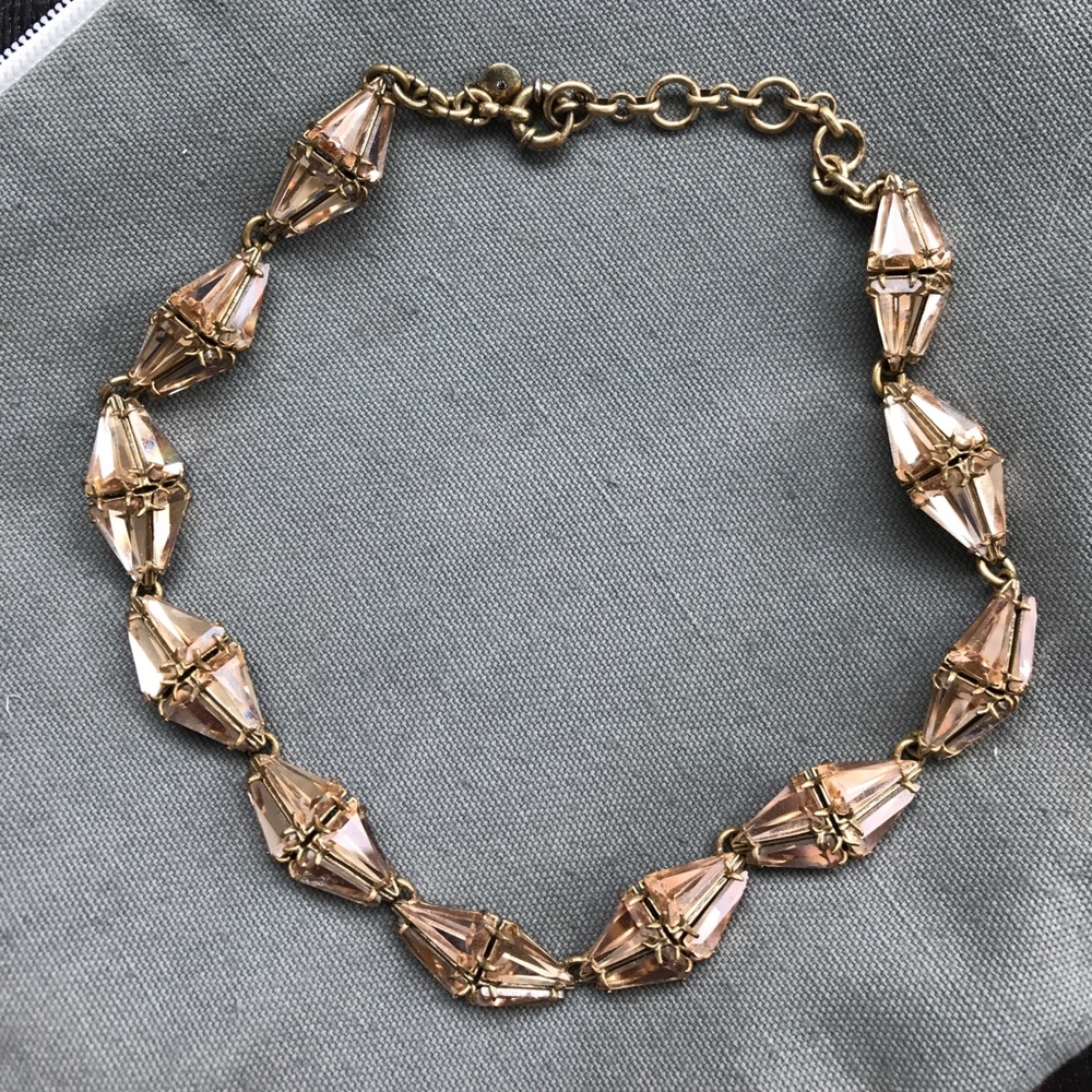 J Crew Rose Gold Necklace
