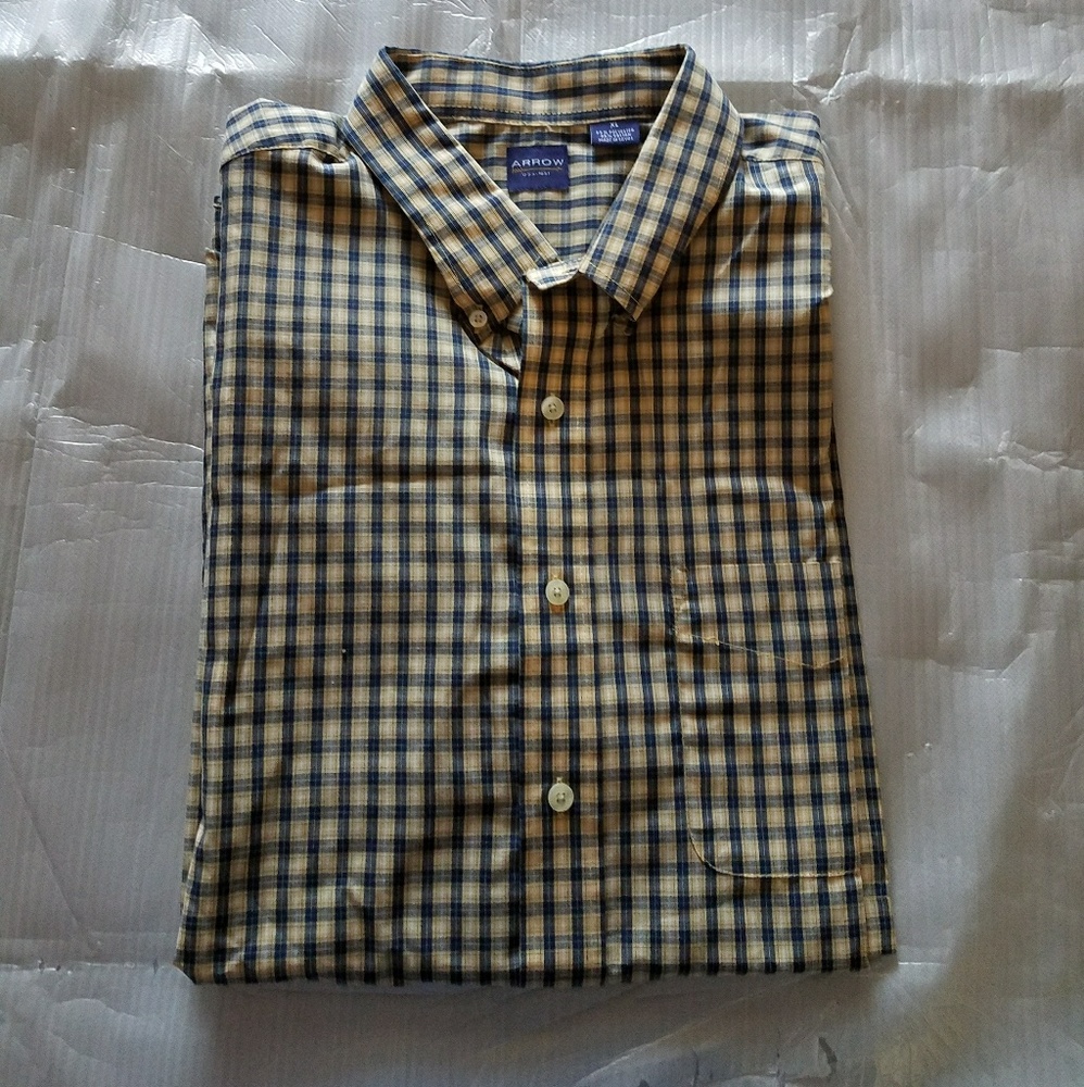 ARROW Short sleeve Mens Button down shirt