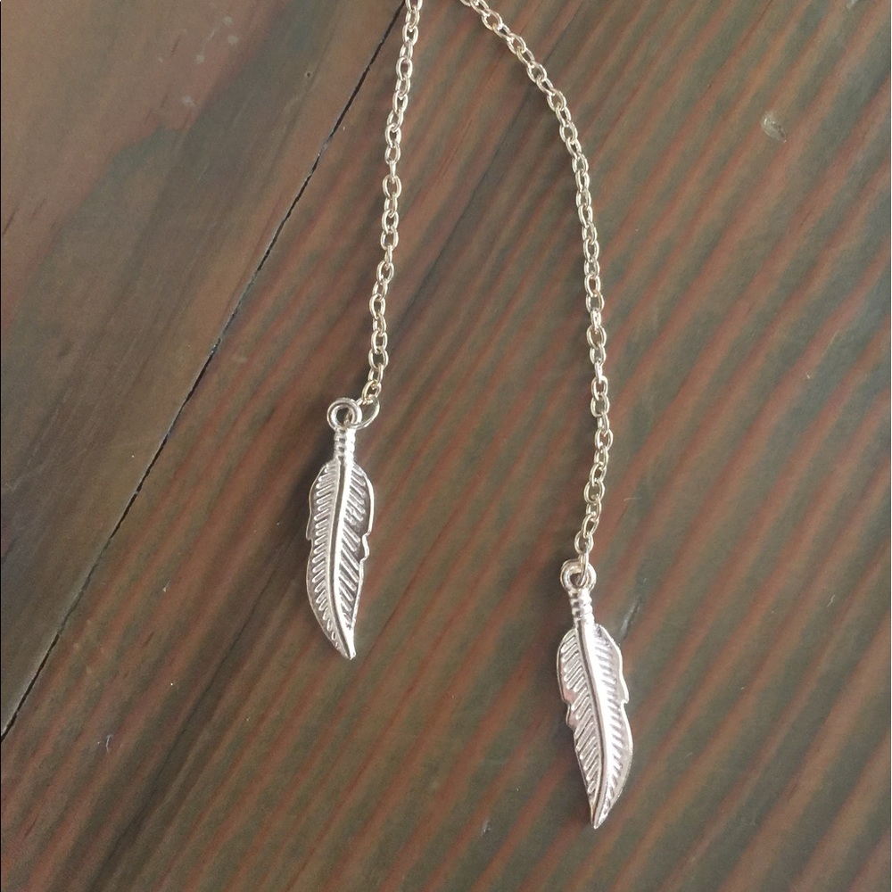 Boho Feather Necklace - Picture 3 of 3