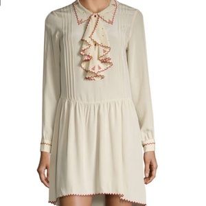NWT Zadig and Voltaire Ruelle Silk shirt dress