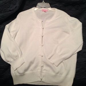White Lilly Pulitzer cardigan
