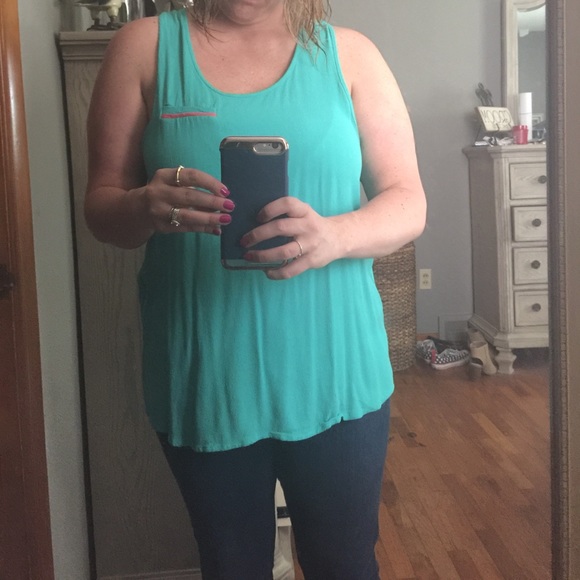 Aqua Razor back tank - Picture 2 of 3