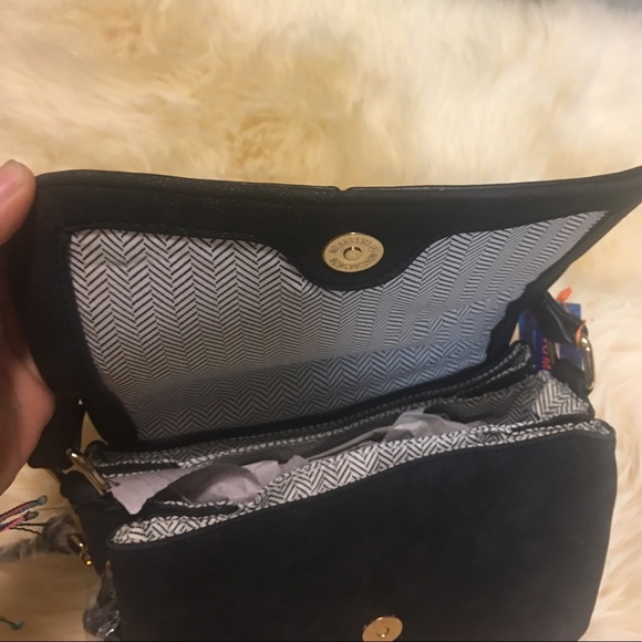Free People Mila Vegan Crossbody in Black - Picture 6 of 8