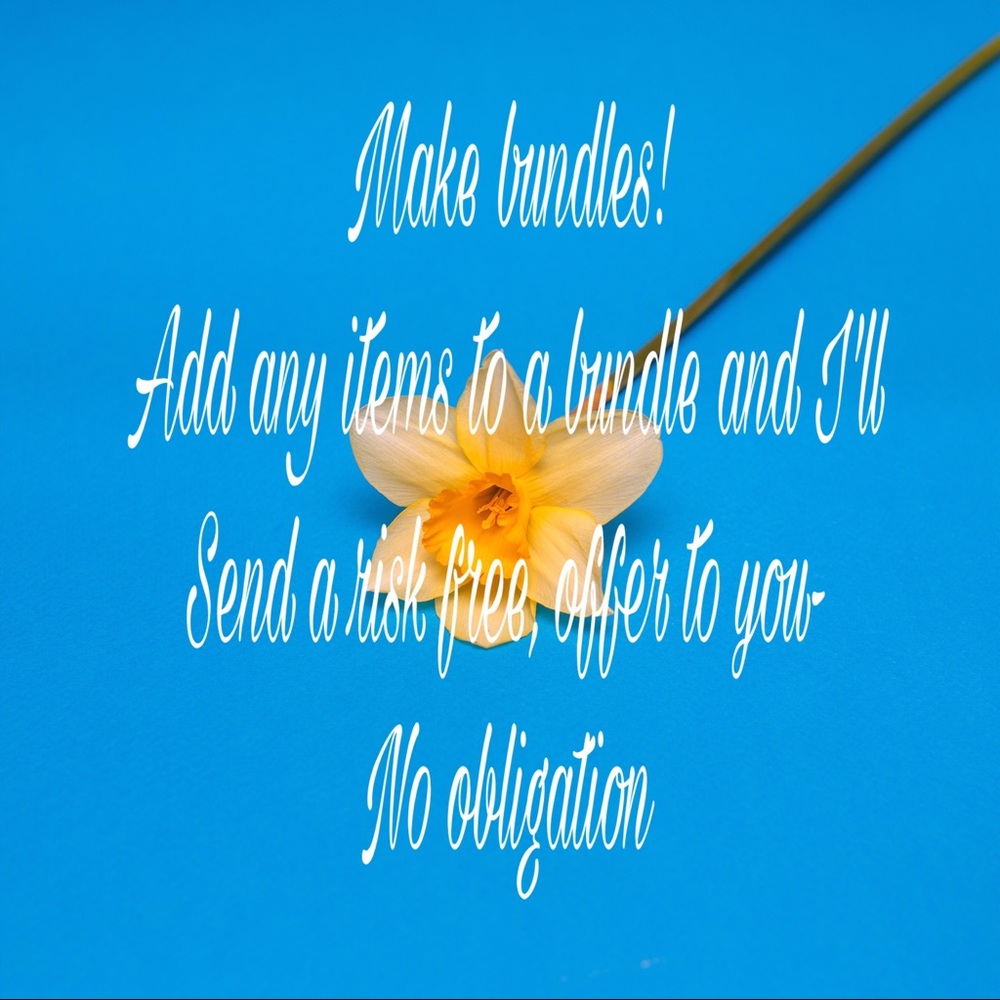 Please add any items to a bundle :)