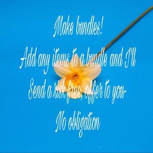 Please add any items to a bundle :)