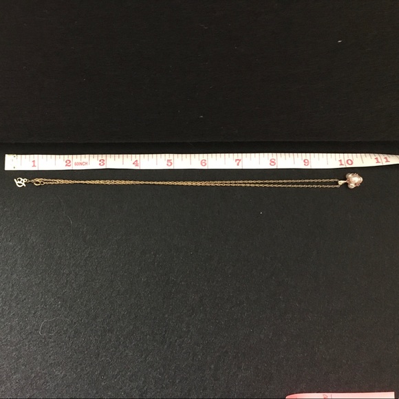 14kt Pearl and Ruby Drop Chain - Picture 2 of 4