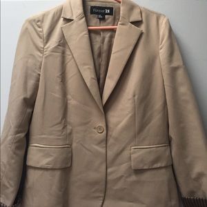 Tan Forever 21 blazer