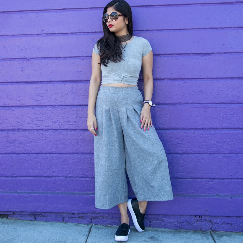 Grey Culottes/ pants