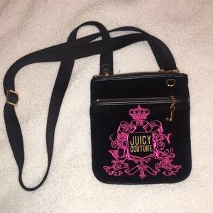Juicy Couture Crossbody (black and pink)