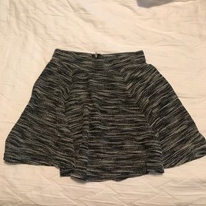 H&M black and white skirt
