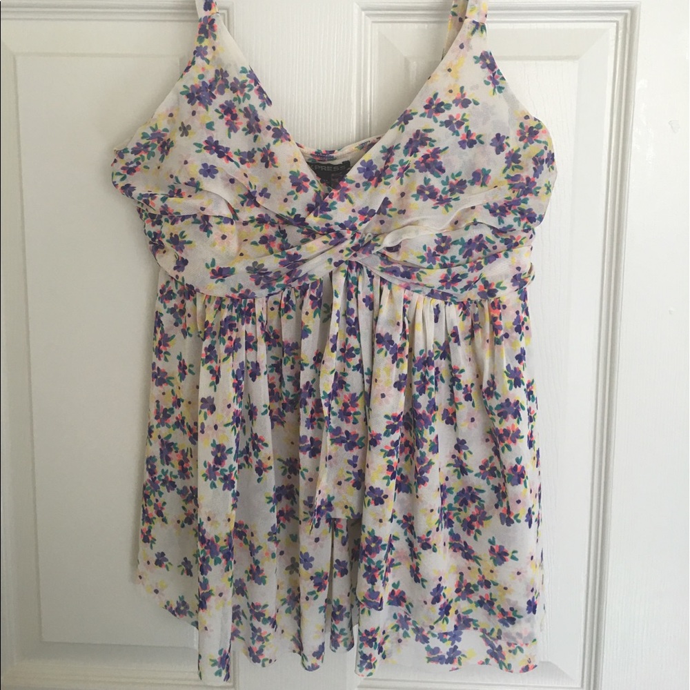 Express flowery top