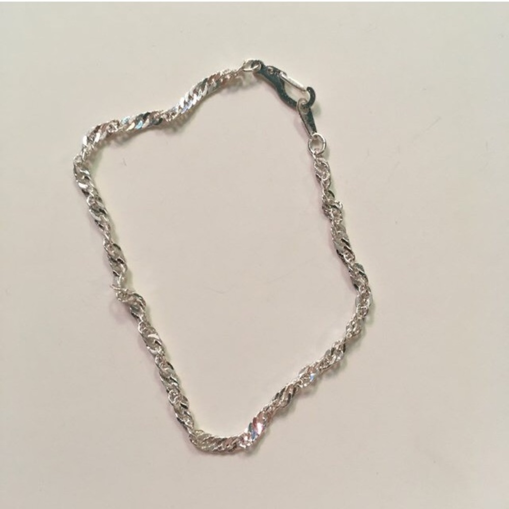 silver bracelet