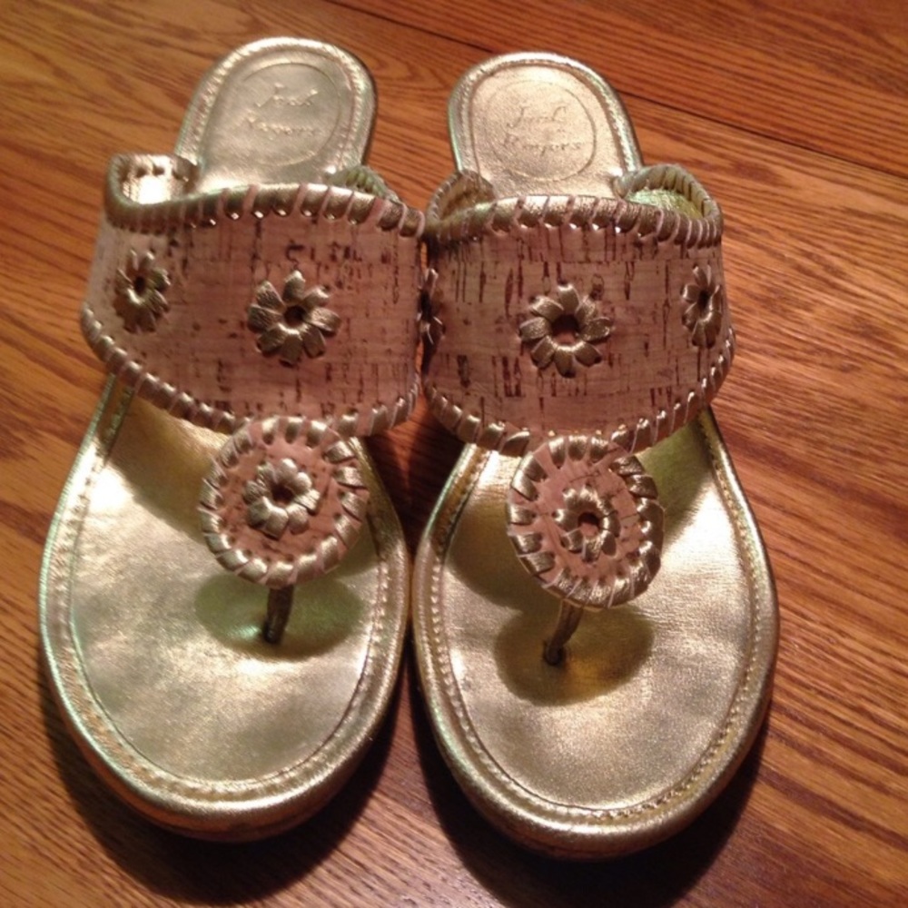 EUC!! JACK ROGERS! Wedge Sandal