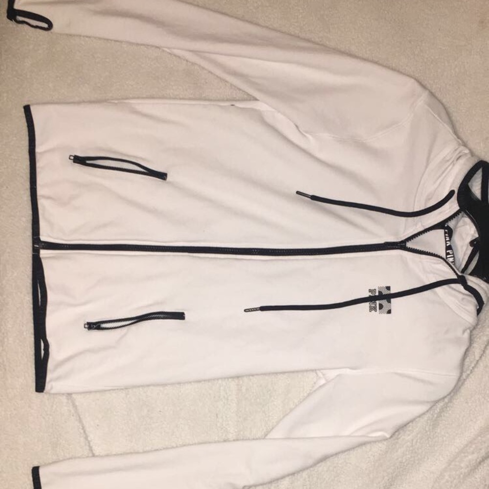 PINK Activewear Jacket (white zip up)