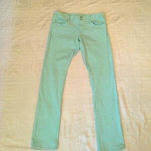 Mint/light blue Lilly Pulitzer Worth Straight Jean