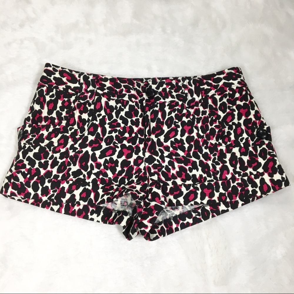 🔥2 for $15🔥Forever 21 Leopard Print Linen Shorts