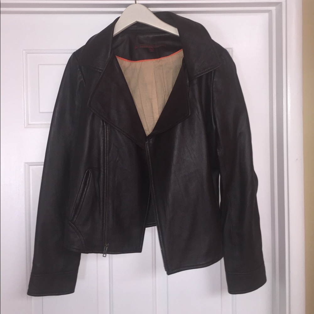 A common thread leather jacket