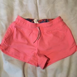 Ivivva shorts in pink/orange size 8 girls