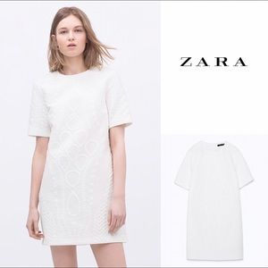 EUC Embossed Look Cocoon Dress