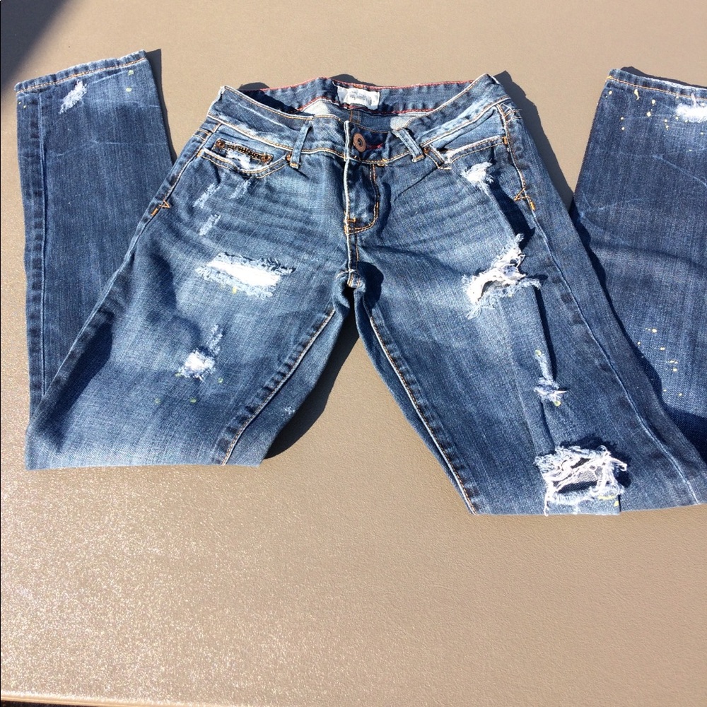 00R Aeropostale holy jeans.