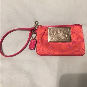 Coach Poppy Wristlet