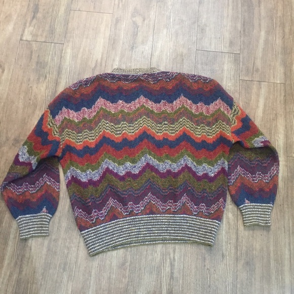 🔻SOLD🔻Missoni Vintage Chevron Knit Sweater - Picture 2 of 6