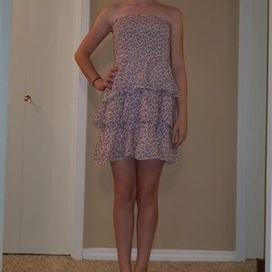 Old Navy layered floral print juniors dress