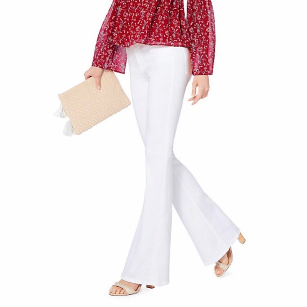 Frame Denim "Le High" Flare Jean - white, Size 30