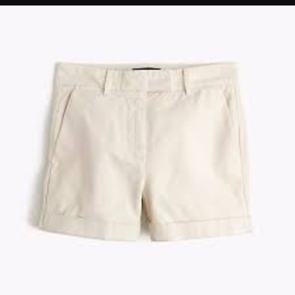 J.Crew Rayner chino short ecru white