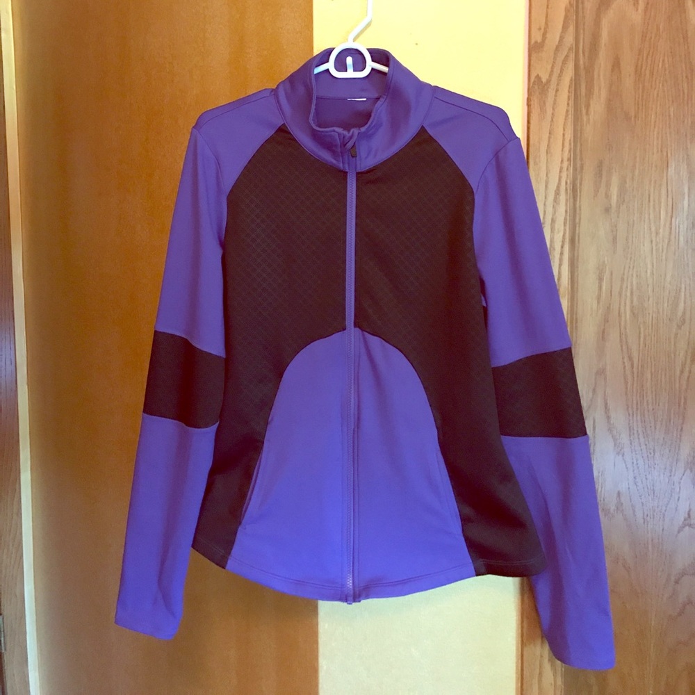 Fabletics, Zip Up, Indigo Purple, size Large