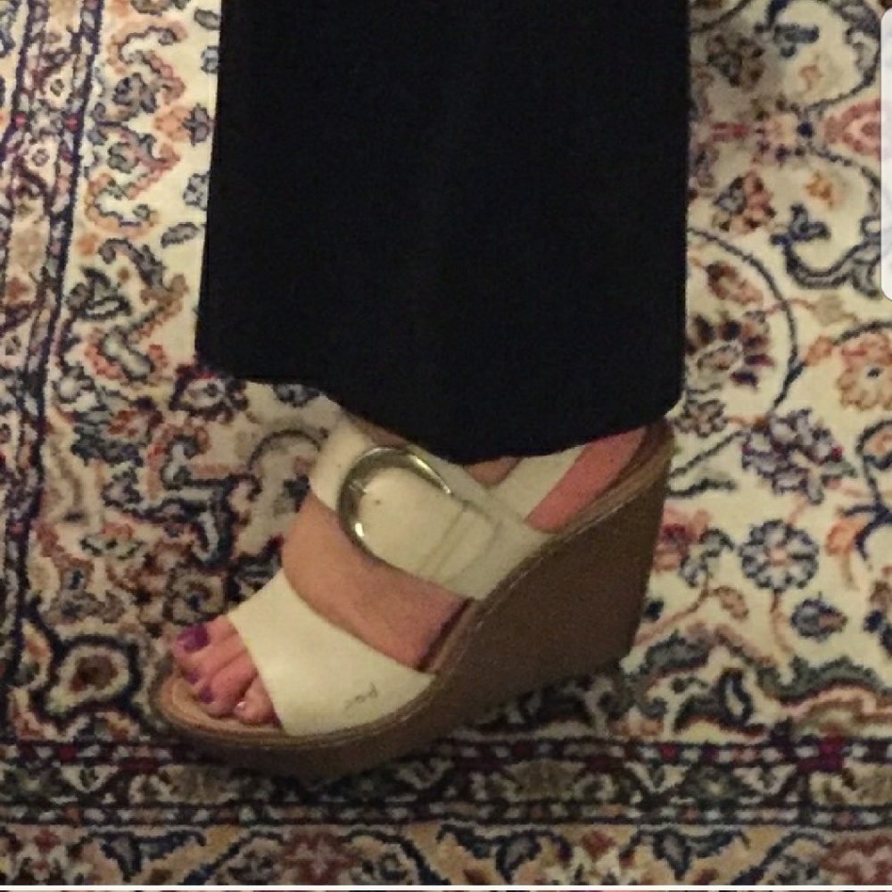 Born Wedges - Off White/Ivory