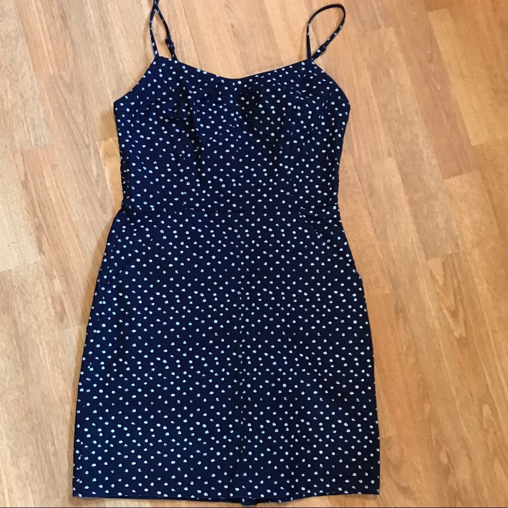 Quiksilver Denim Polka Dot Dress