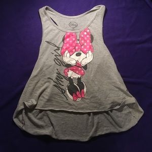 Disney Minnie Mouse Cute tank shy girl