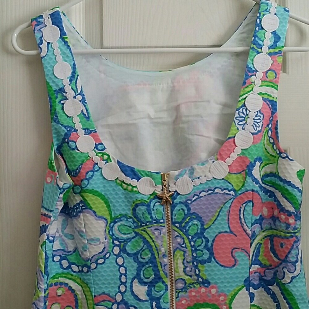 SOLD Lilly Pulitzer Conch Republic Shift Dress 8 - Picture 2 of 8