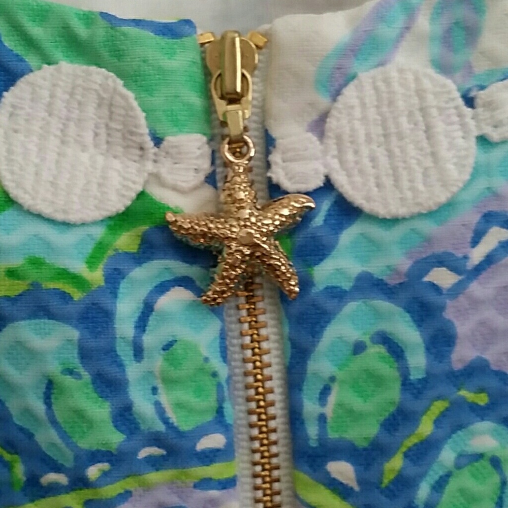 SOLD Lilly Pulitzer Conch Republic Shift Dress 8 - Picture 3 of 8