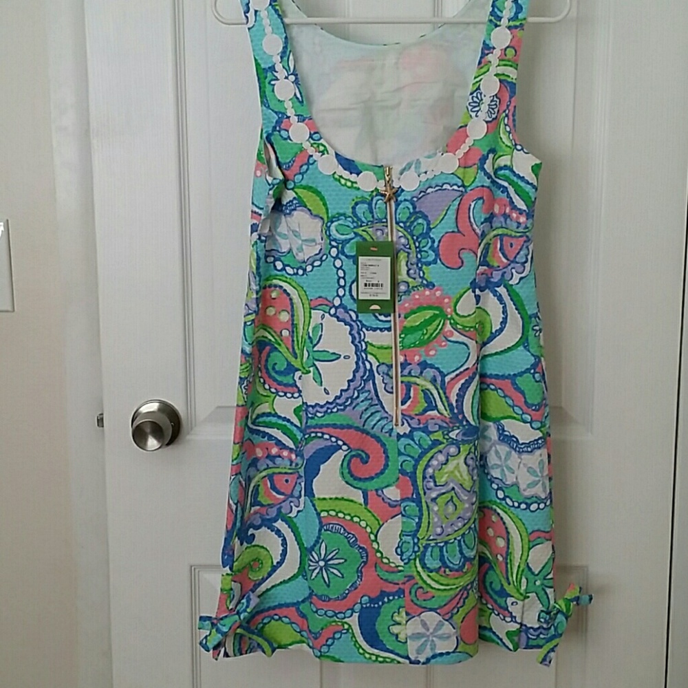 SOLD Lilly Pulitzer Conch Republic Shift Dress 8 - Picture 6 of 8