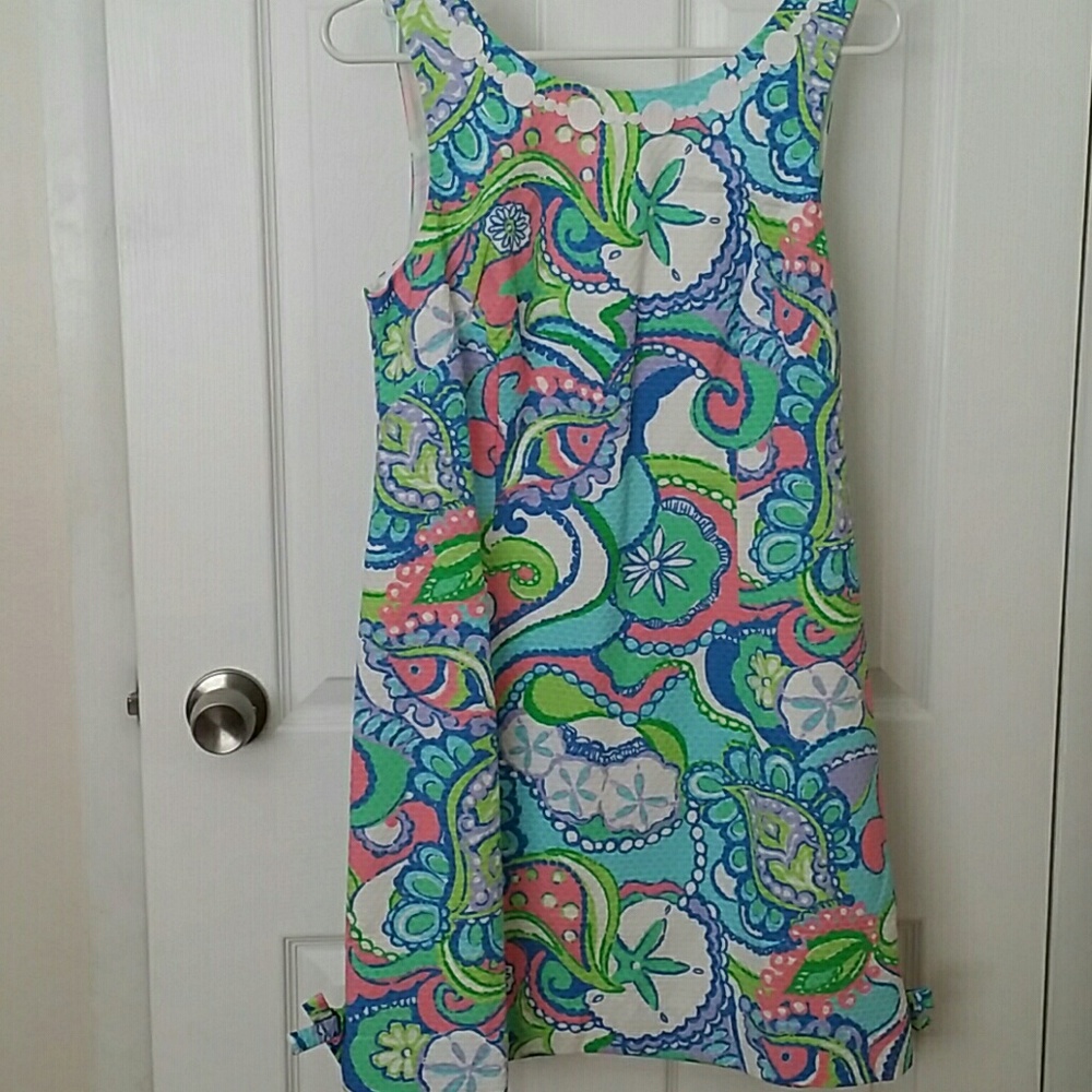 SOLD Lilly Pulitzer Conch Republic Shift Dress 8 - Picture 8 of 8
