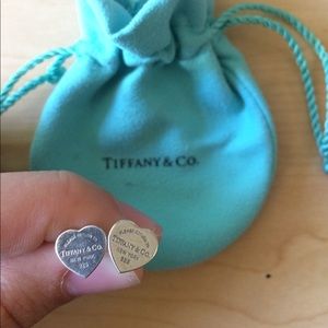 Please return to Tiffany & Co heart earrings