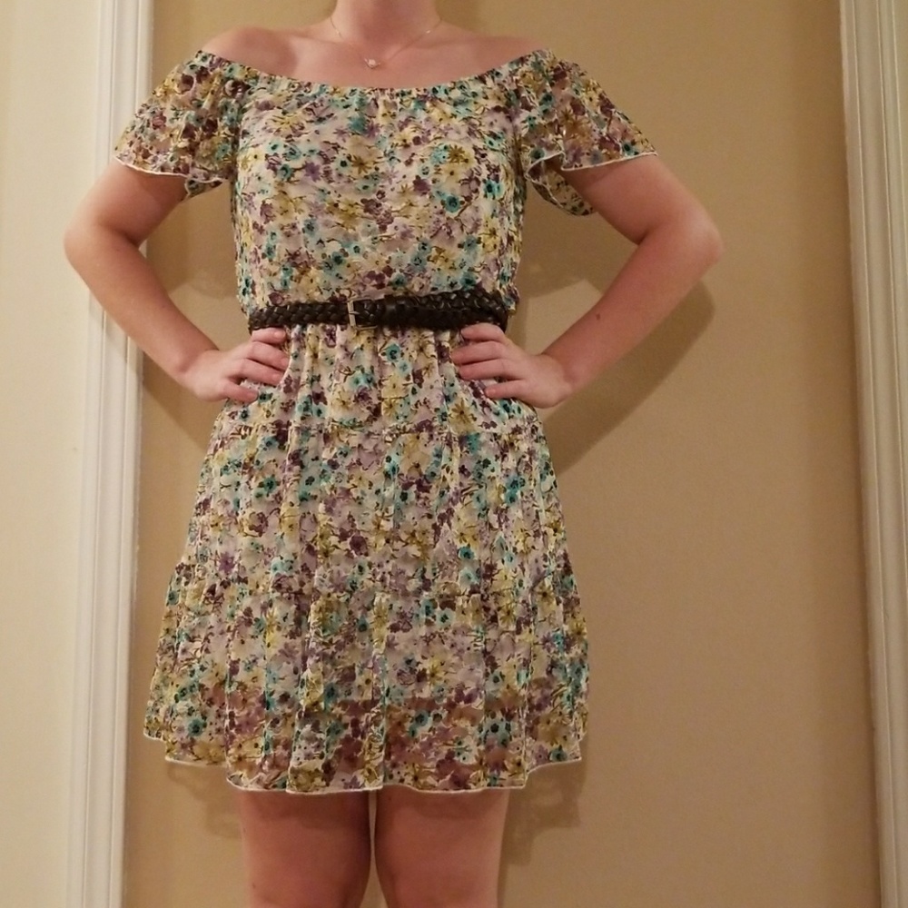 Sequin hearts juniors dress