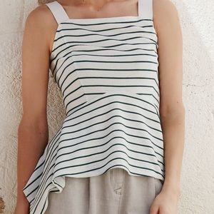Anthropologie | Deletta Peplum Tank