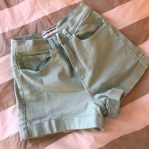 American apparel high waisted shorts