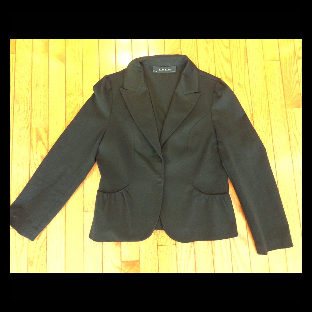 Zara Basic Black Blazer