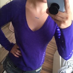 Purple/Blue Cashmere Sweater