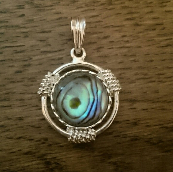 Jewelry - Abalone Shell Sterling Silver Pendant