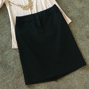 Express Editor Black Pencil Skirt